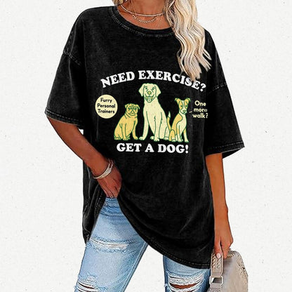My Dog is My Personal Trainer Vintage Distressed T-shirt