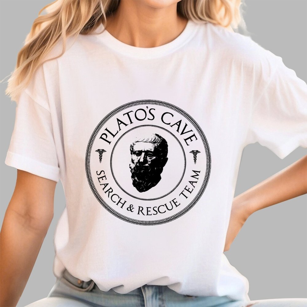 Plato's Cave Search And Rescue Team Geek T-Shirt