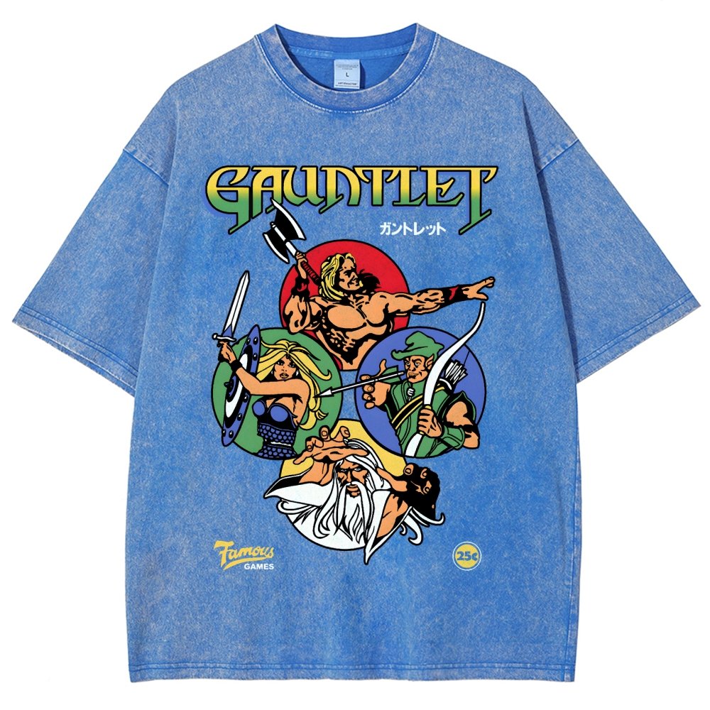 Gauntlet Retro Vintage Arcade Gaming Vintage Distressed T-shirt