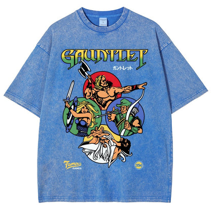 Gauntlet Retro Vintage Arcade Gaming Vintage Distressed T-shirt
