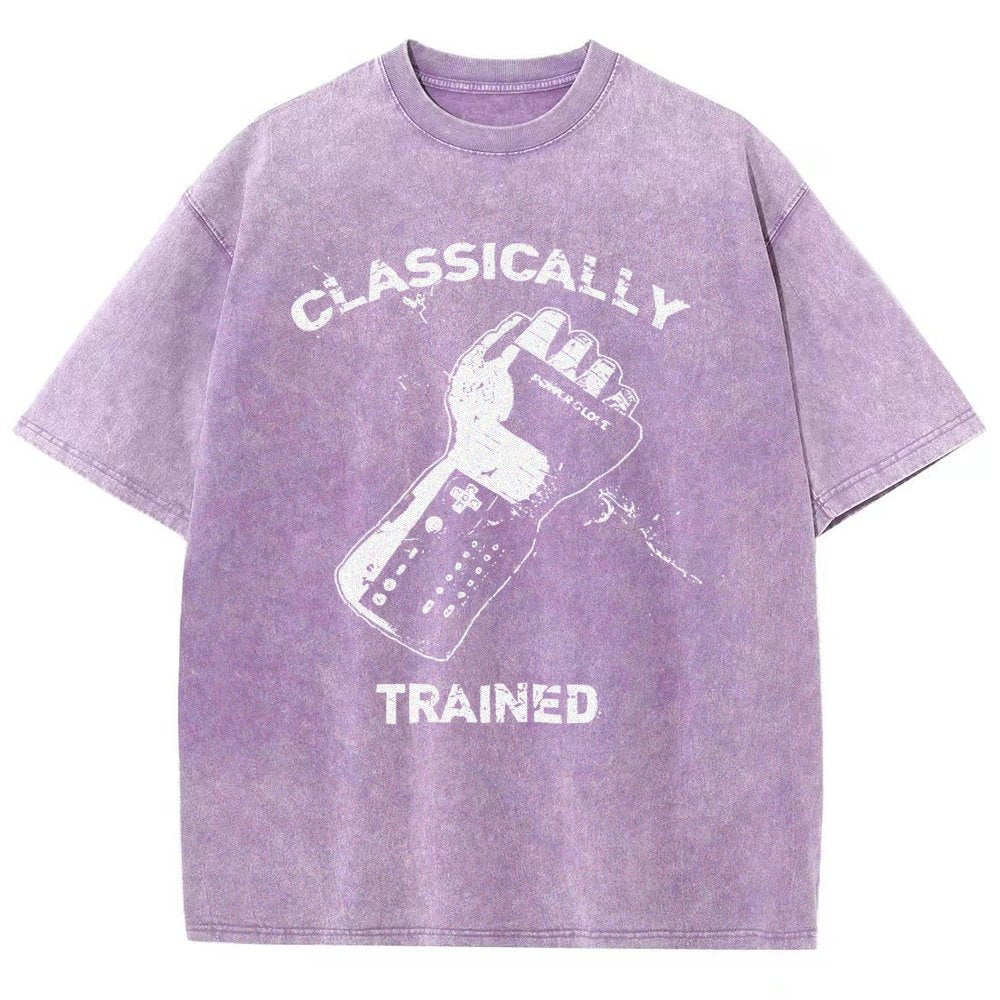 Classically Trained Gamer Vintage Distressed T-shirt