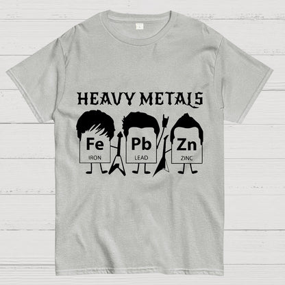 Saying Heavy Metals Rocks Chemistry Gift, Science Teacher Geek T-Shirt