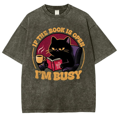 I'm Busy Vintage Distressed T-shirt