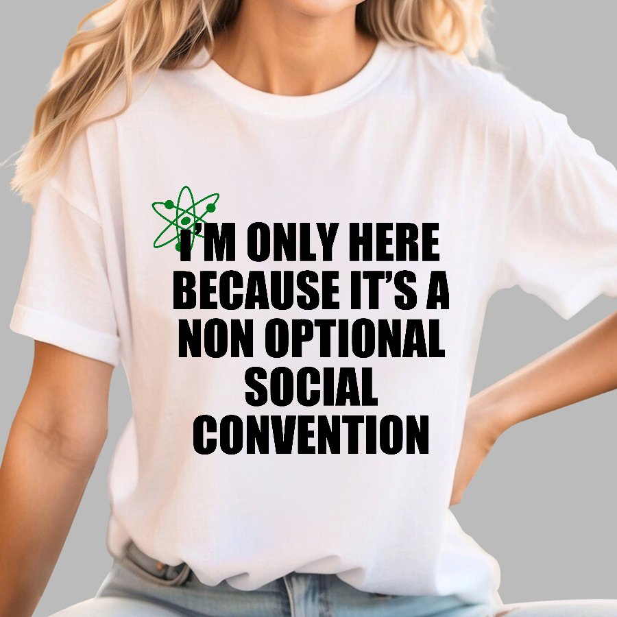 Non Optional Social Convention Geek T-Shirt