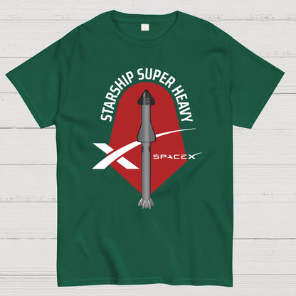 SpaceX Starship Rocket Geek T-Shirt