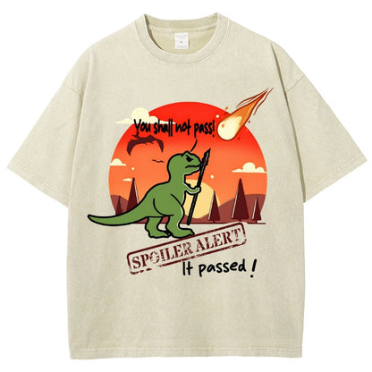 Spoiler Alert You Can't Go Through! Vintage Distressed T-shirt