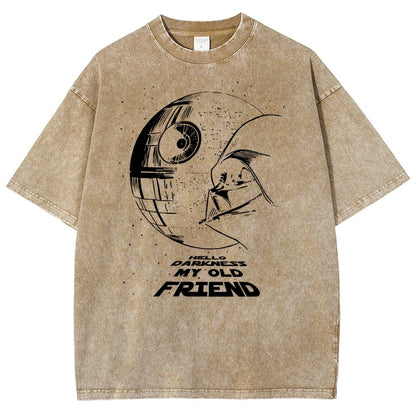Hello Darkness My Old Friend Vintage Distressed T-shirt