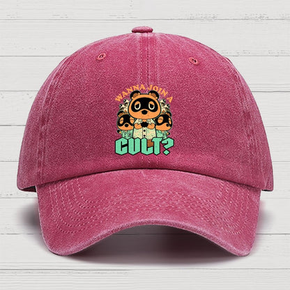 Raccoon Island Cult Cotton Hat