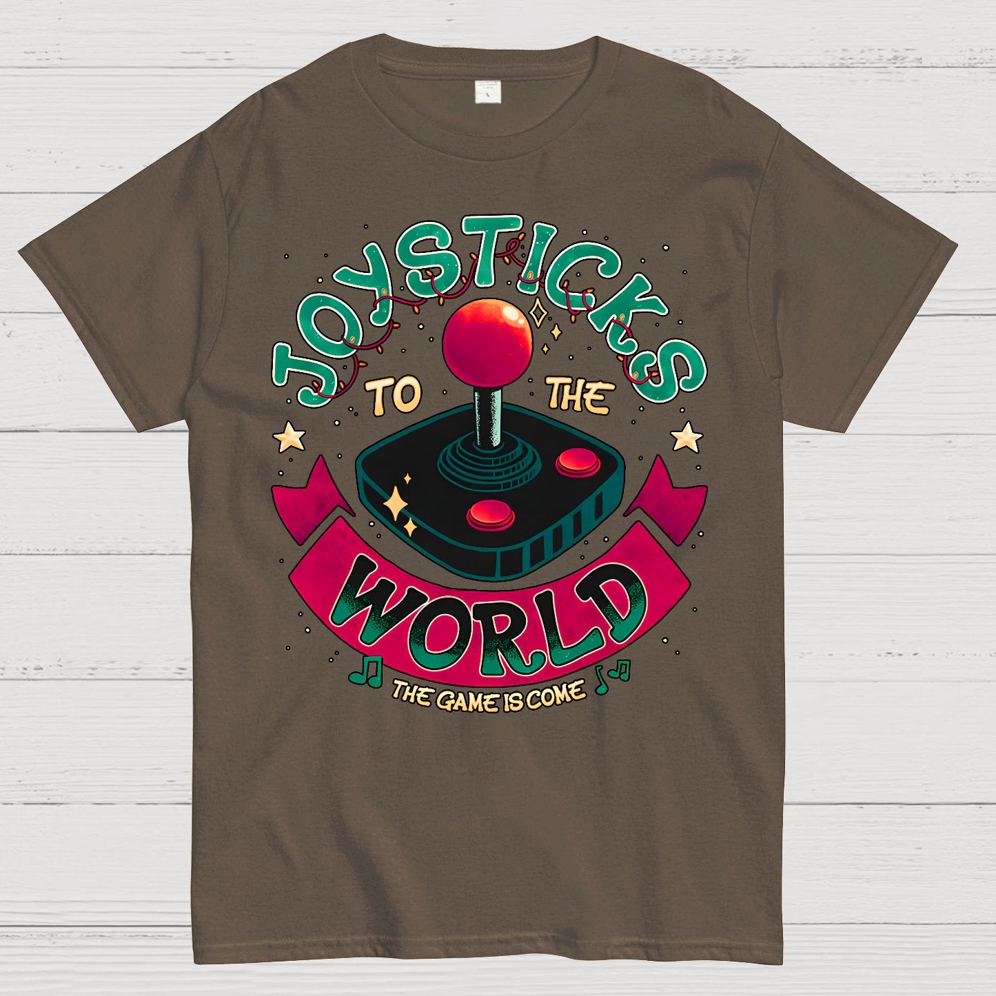 Joysticks To The World Geek T-Shirt