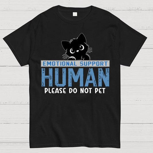 Emotional Support Human Of Cat Geek T-Shirt