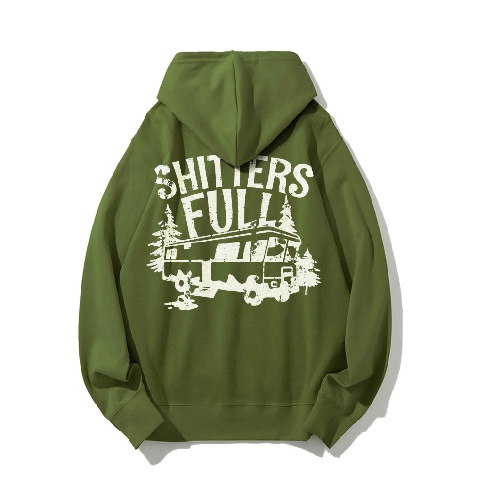 Shitters Full Printed Back Unisex Cotton Hoodie