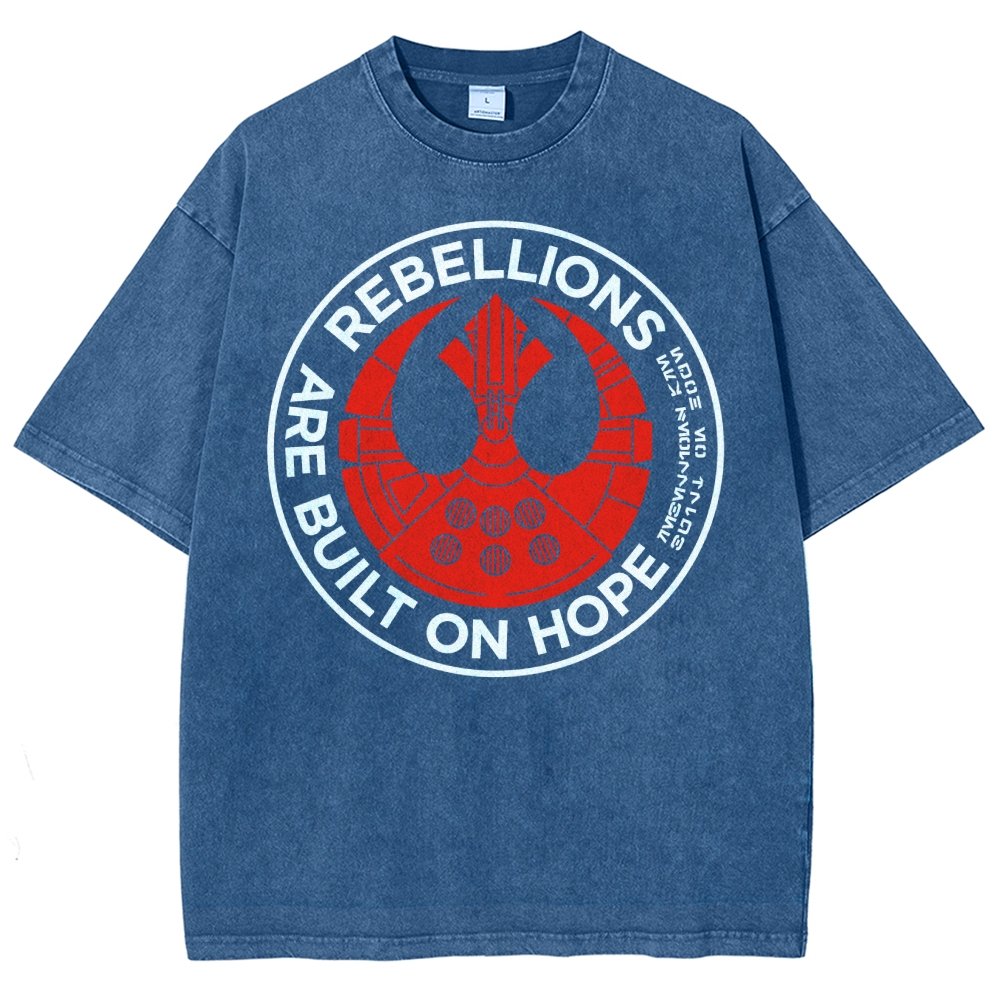Rebellions Are Built on Dreams Vintage Distressed T-shirt