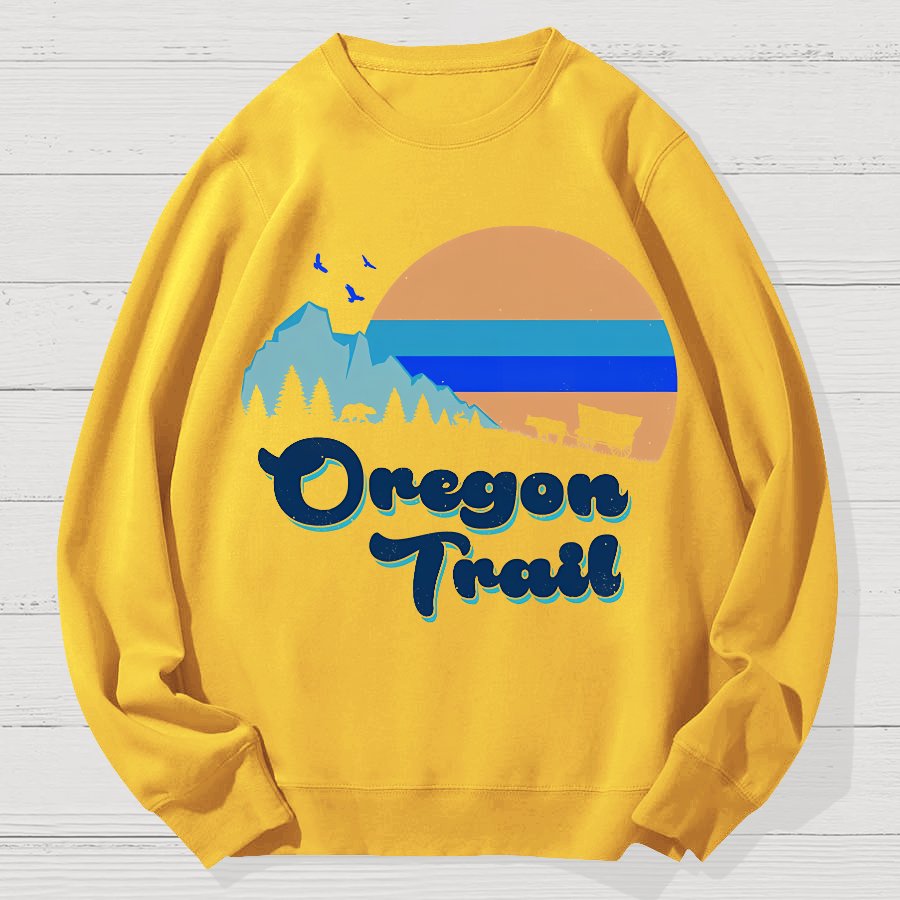 Oregon You Have Died Geek Cotton Sweatshirt