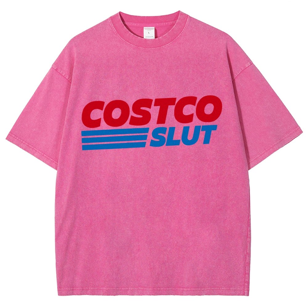 Costco Slut Vintage Distressed T-shirt