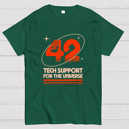 42 Tech Support for the Universe Geek T-Shirt