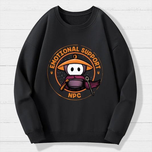 Emotional Support NPC Geek Cotton Sweatshirt