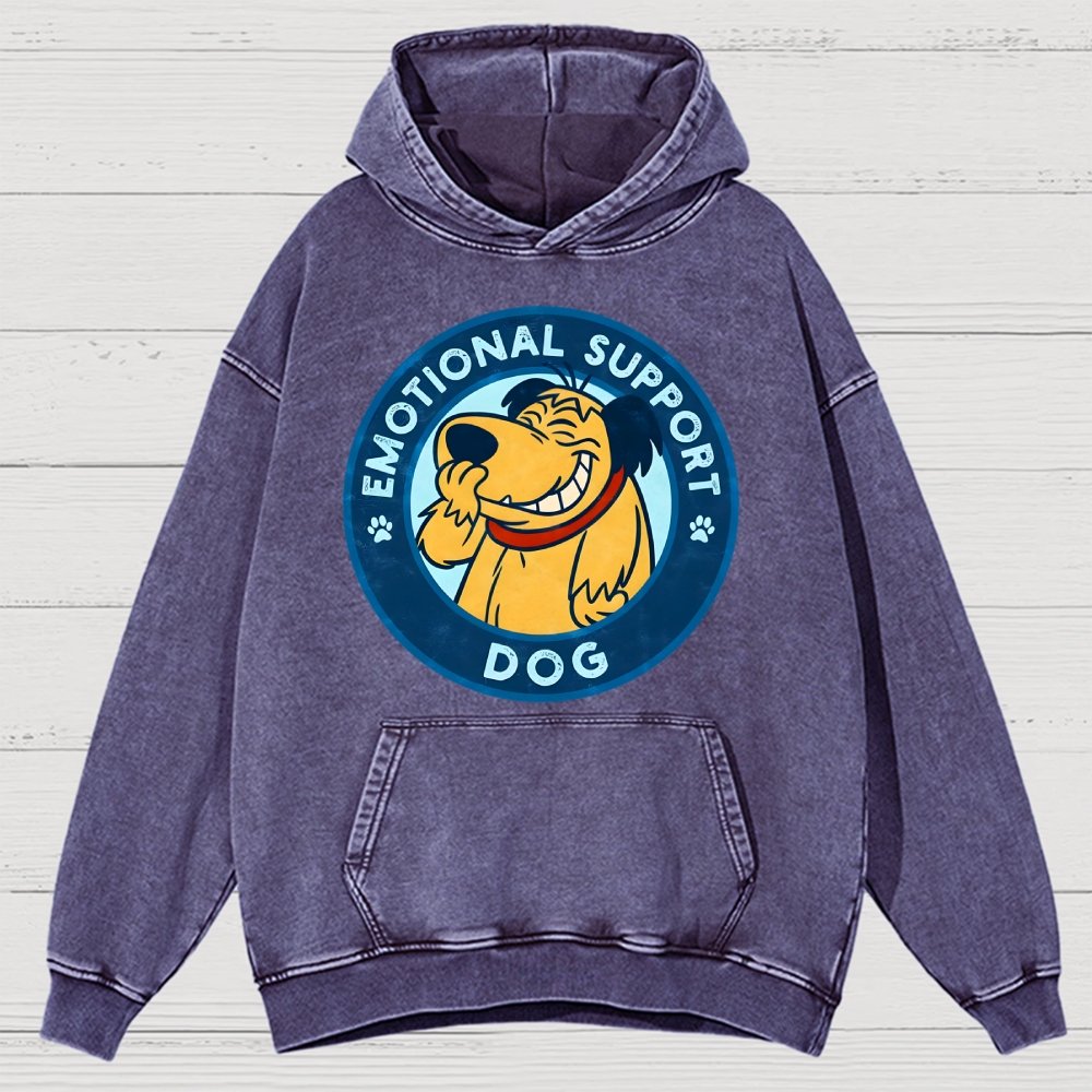 Dog Support Or Not? Vintage Distressed Hoodie