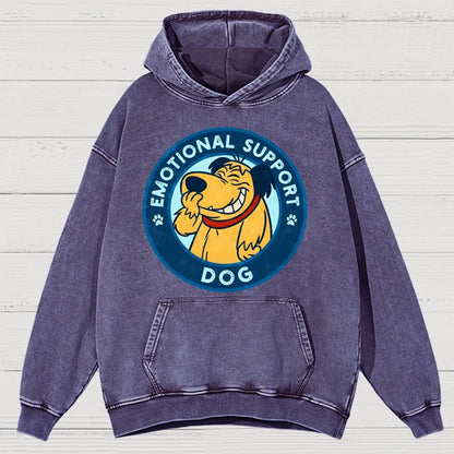 Dog Support Or Not? Vintage Distressed Hoodie