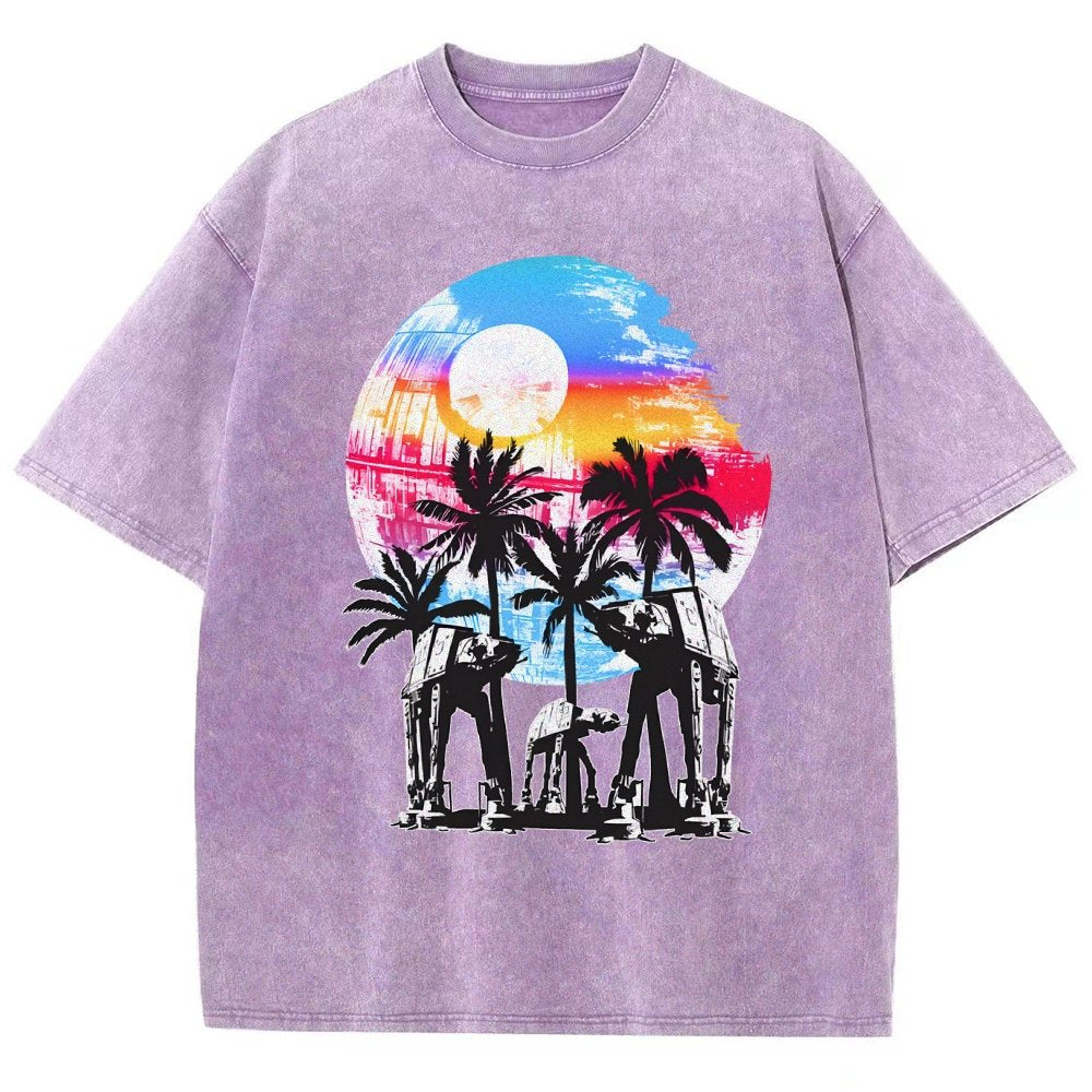 Summer Assault Vintage Distressed T-shirt