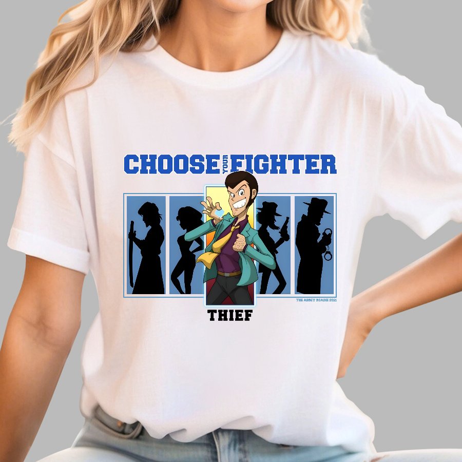 Choose Your Fighter Thief Geek T-Shirt