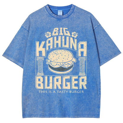 Big Wave Burger Vintage Distressed T-shirt