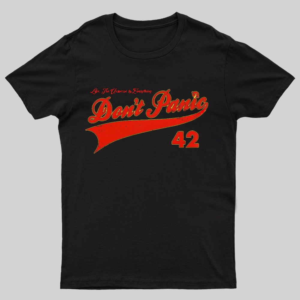 Dont Panic Geeky T-Shirt