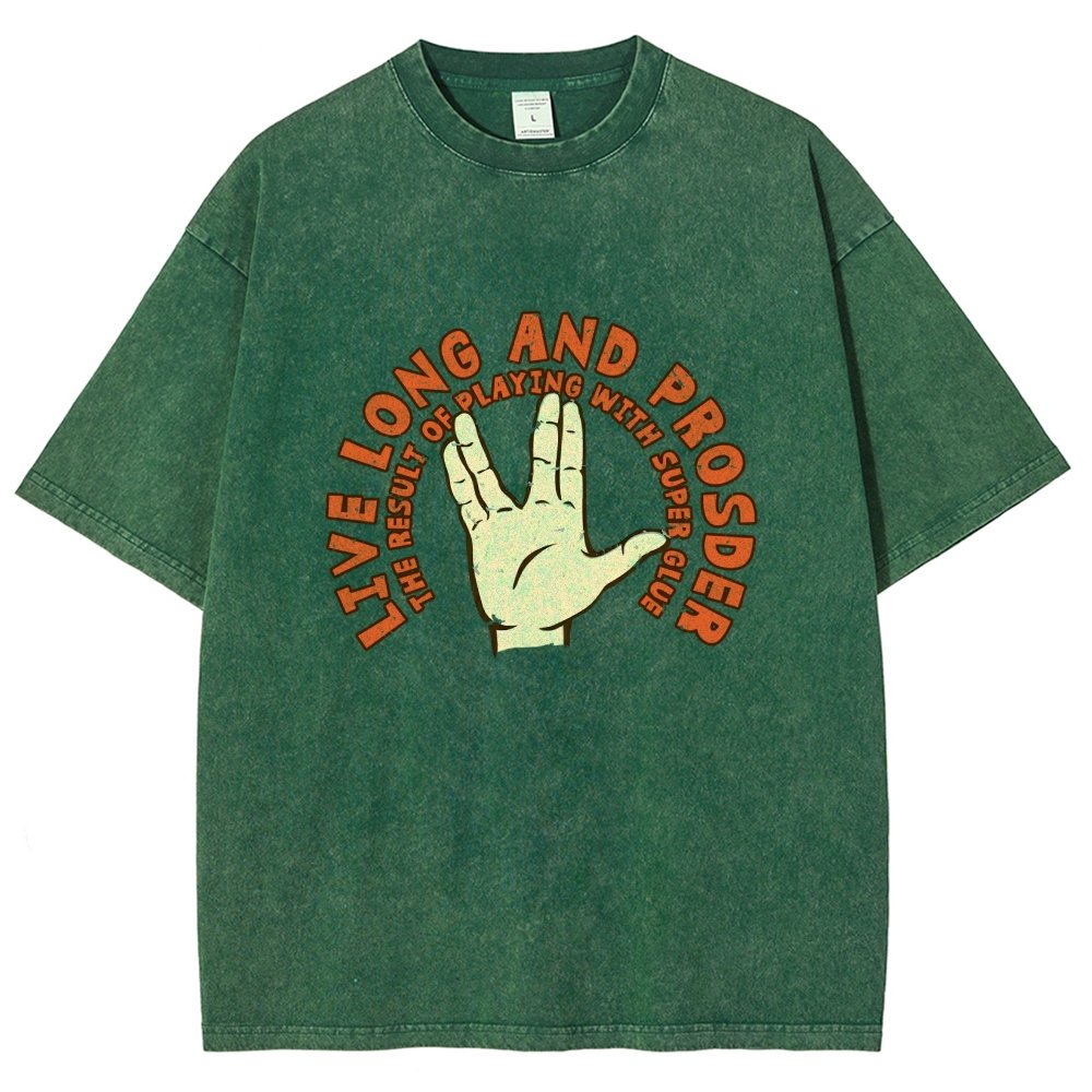 The Result Of Playing With Super Glue Vintage Distressed T-shirt