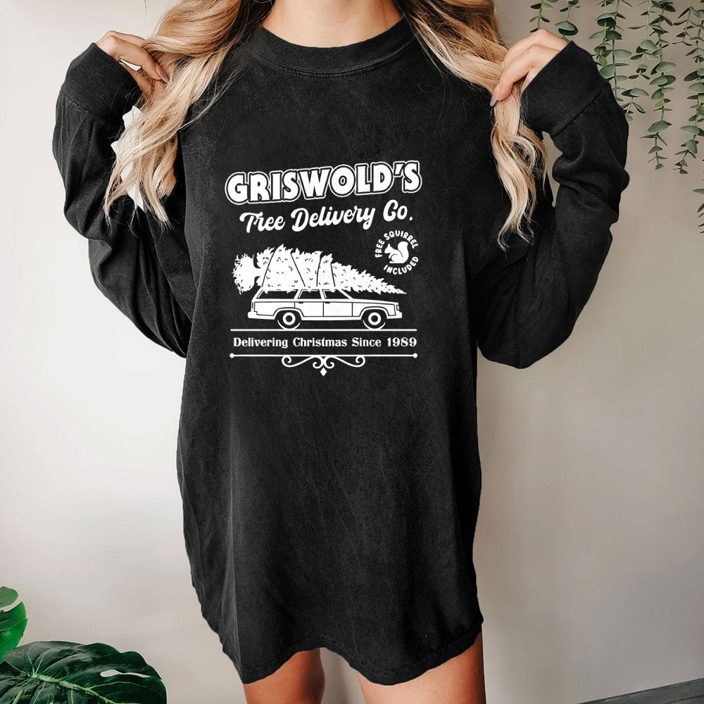 Family's Tree Delivery Washed Long Sleeve Tee