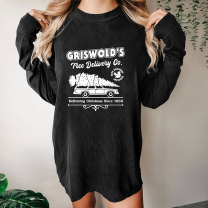Family's Tree Delivery Washed Long Sleeve Tee