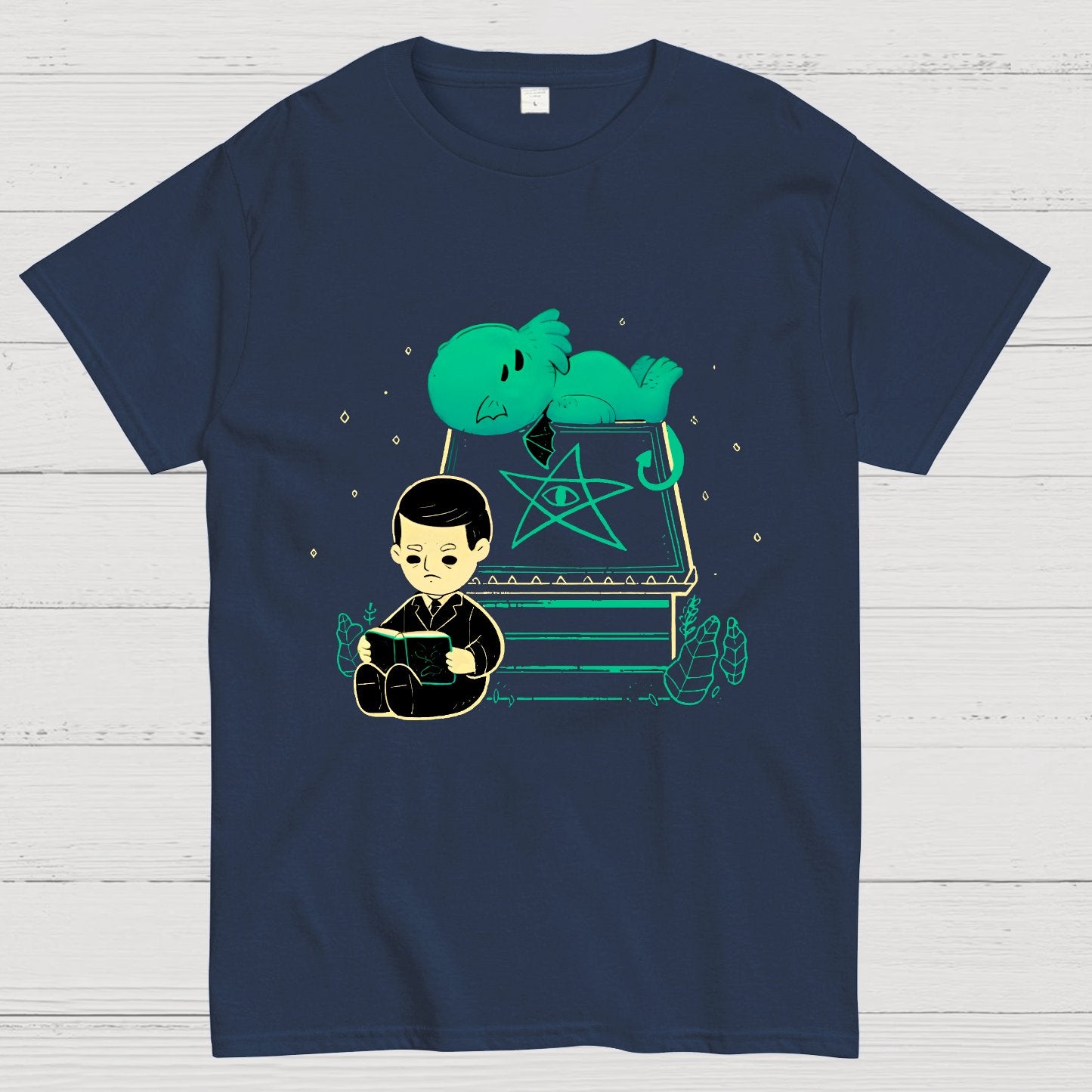 Cute Cthulhu And Lovecraft Geek T-Shirt