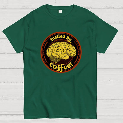 Fulled By Coffee Brain Geek T-Shirt