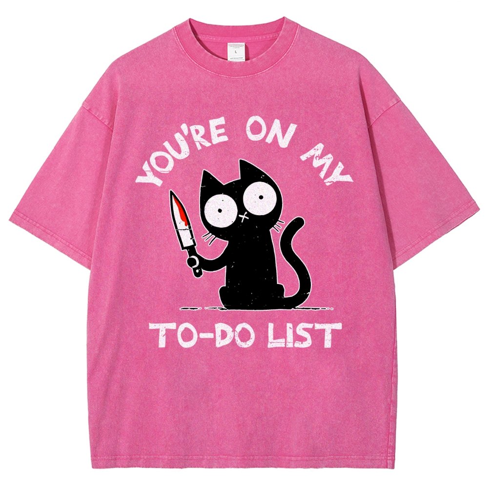 You're On My To-Do List Vintage Distressed T-shirt