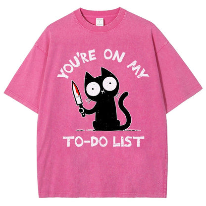 You're On My To-Do List Vintage Distressed T-shirt