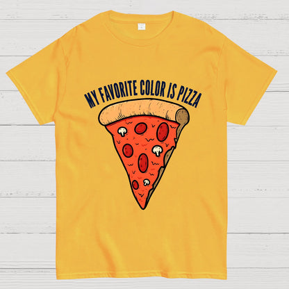 My Favorite Color is Pizza Funny Geek T-Shirt