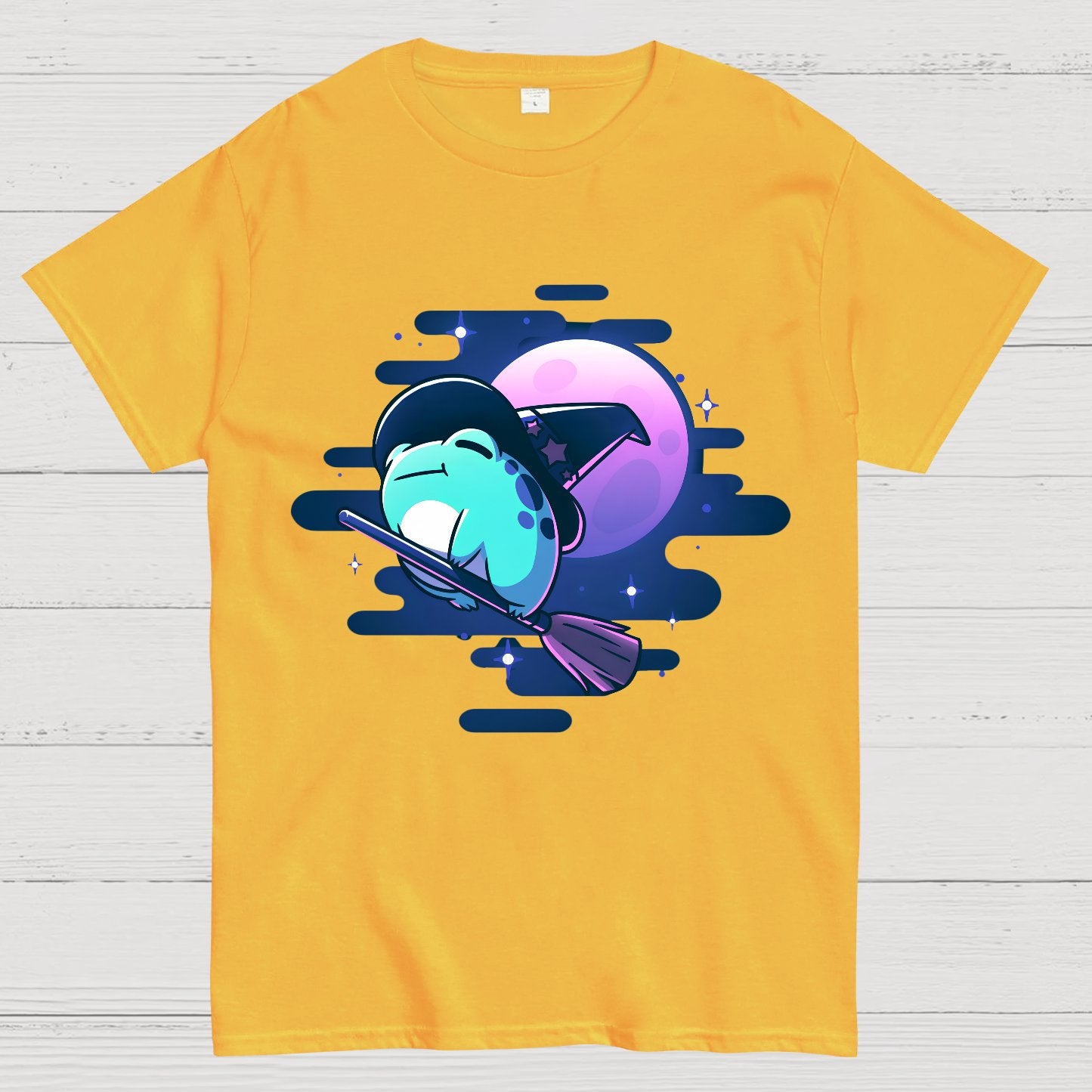 Halloween Frog Witch Geek T-Shirt