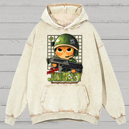 The Revenge Of Jonesy Vintage Distressed Hoodie