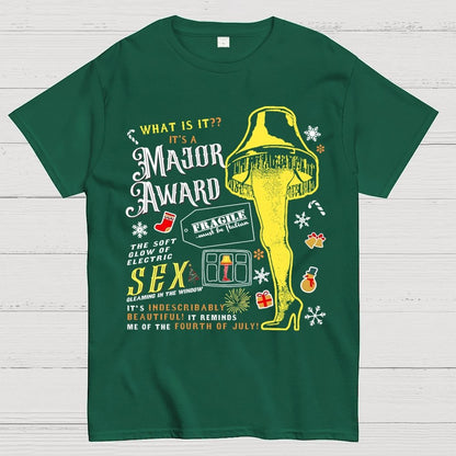 A Major Award Leg Lamp Christmas Geek T-Shirt