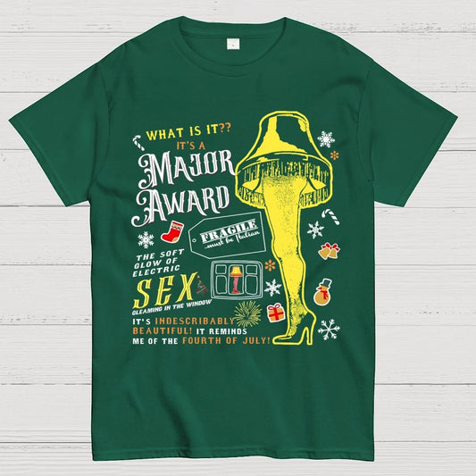 A Major Award Leg Lamp Christmas Geek T-Shirt