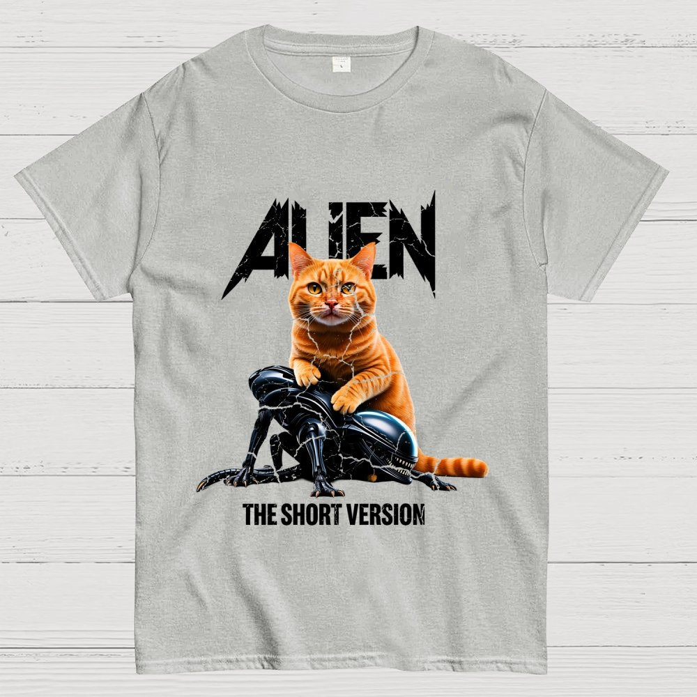 Alien Cat Heavy Geek T-Shirt