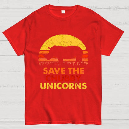 Save The Chubby Unicorns Geek T-Shirt