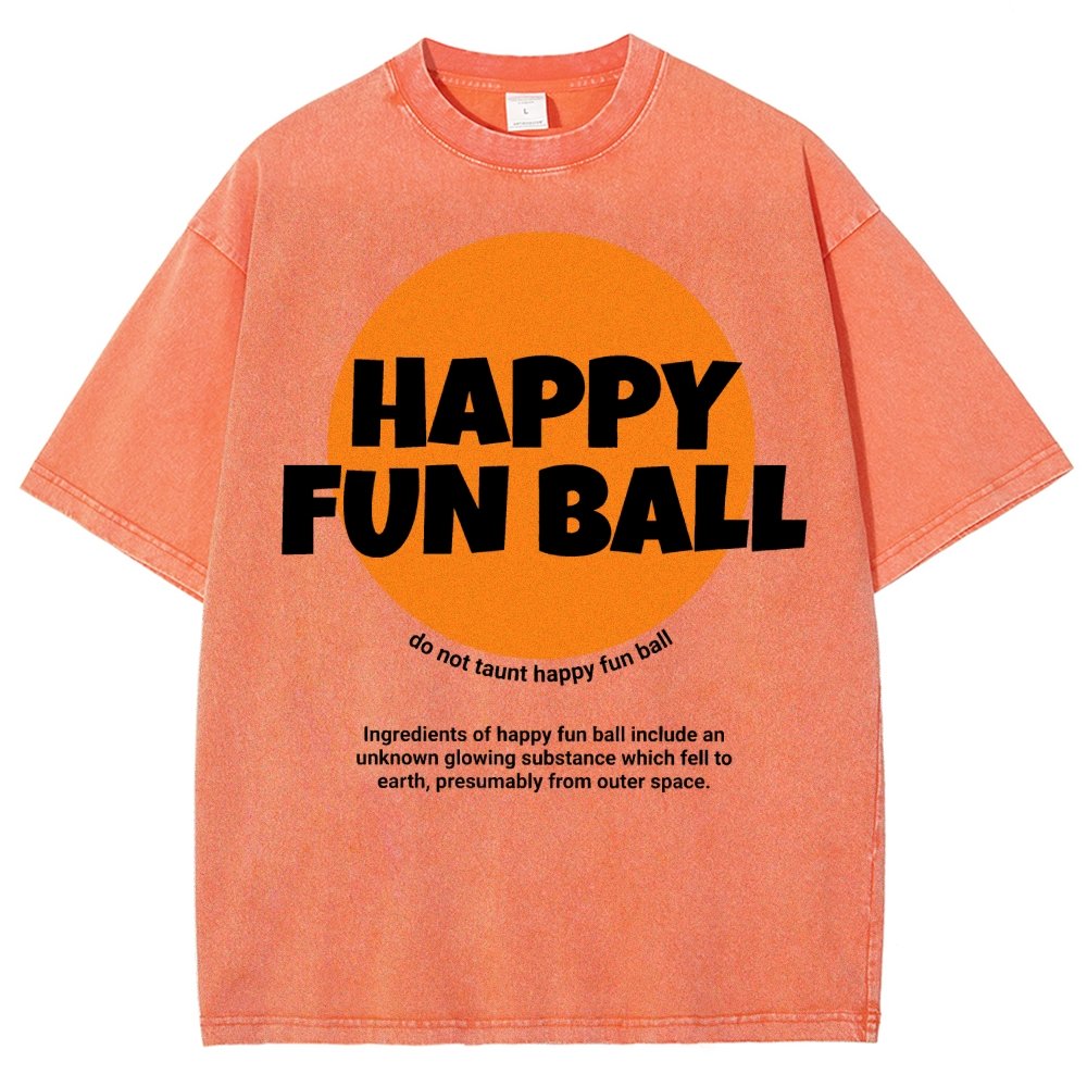 Happy Fun Ball Vintage Distressed T-shirt