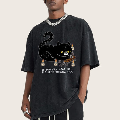 Send Treats Thx Vintage Distressed T-shirt
