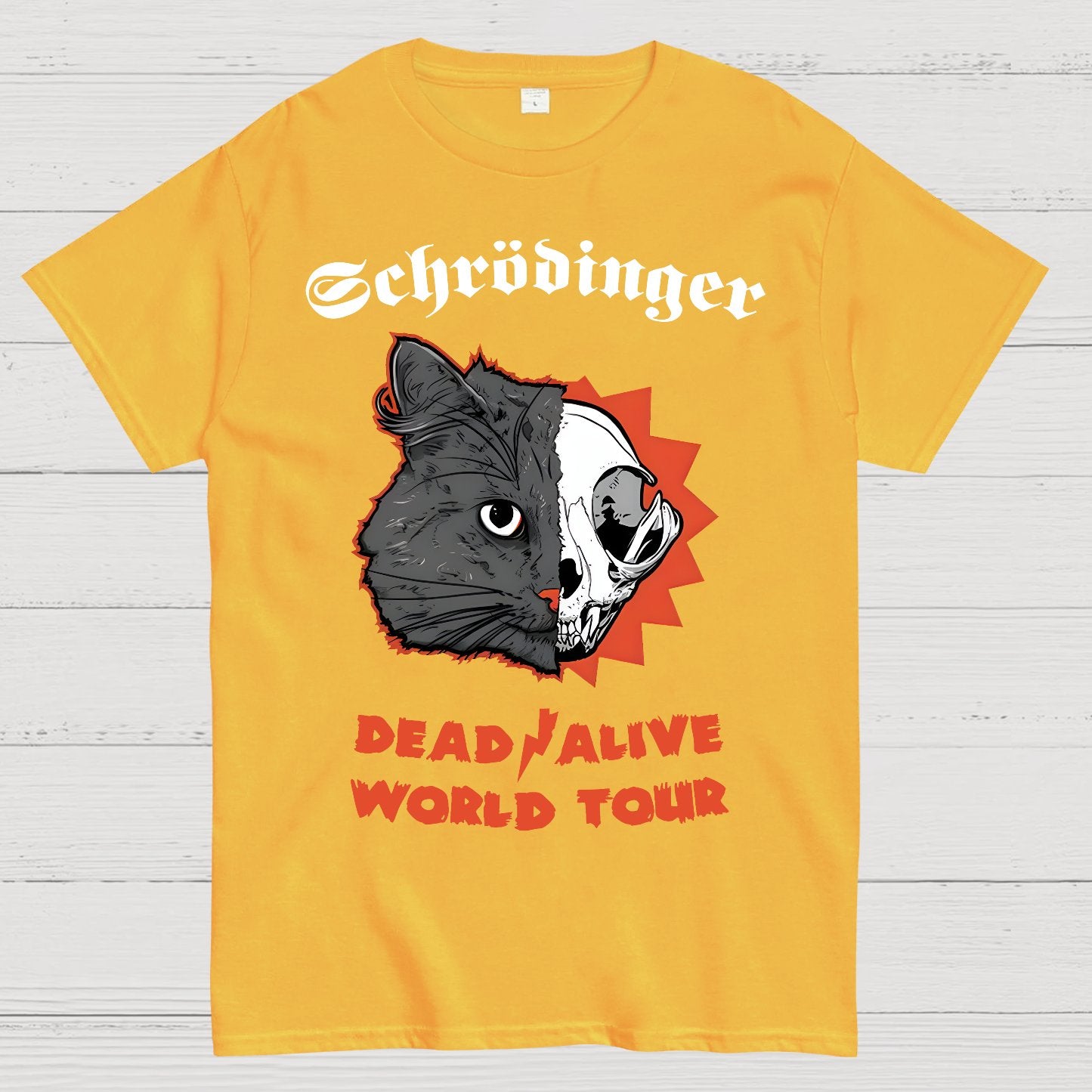 Schrodinger -Dead   Alive World Tour Geek T-Shirt