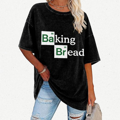 Baking Bread Vintage Distressed T-shirt