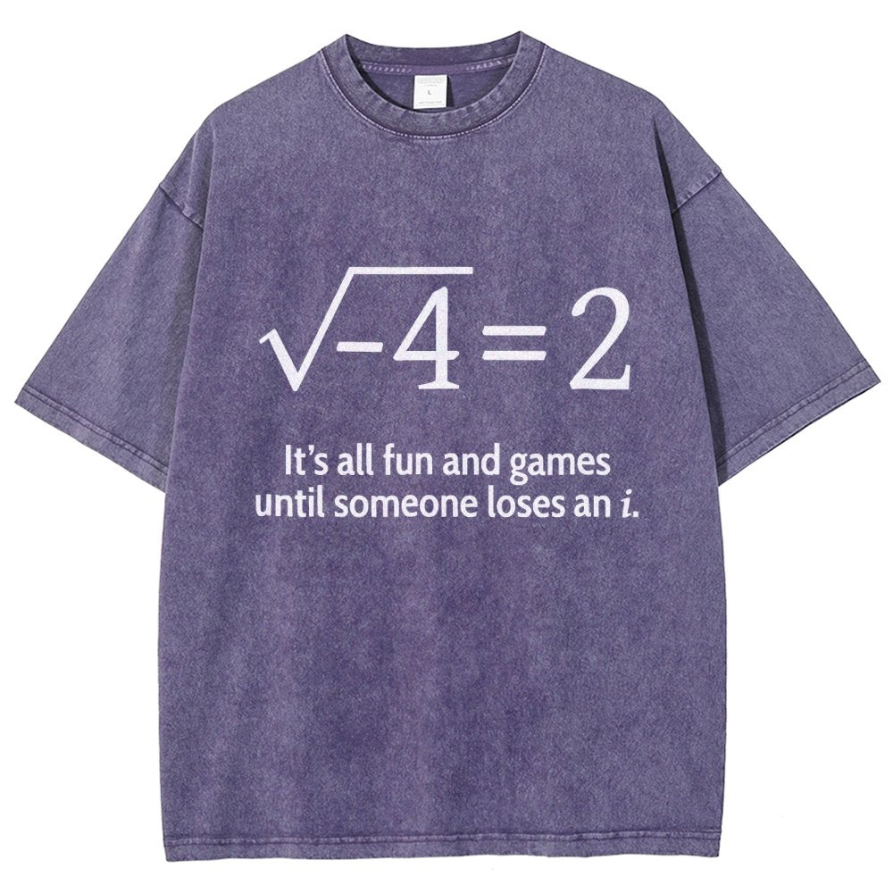 Funny Math Kids Shirt Vintage Distressed T-shirt