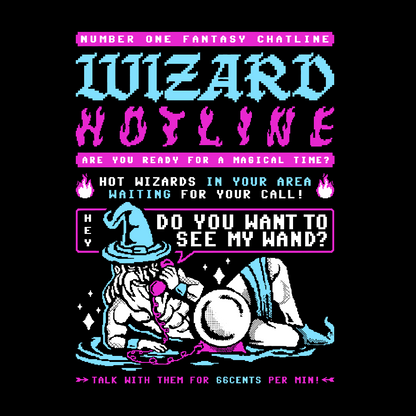Wizard Hotline Geek T-Shirt