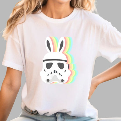 Easter Robotic Bunny Geek T-Shirt