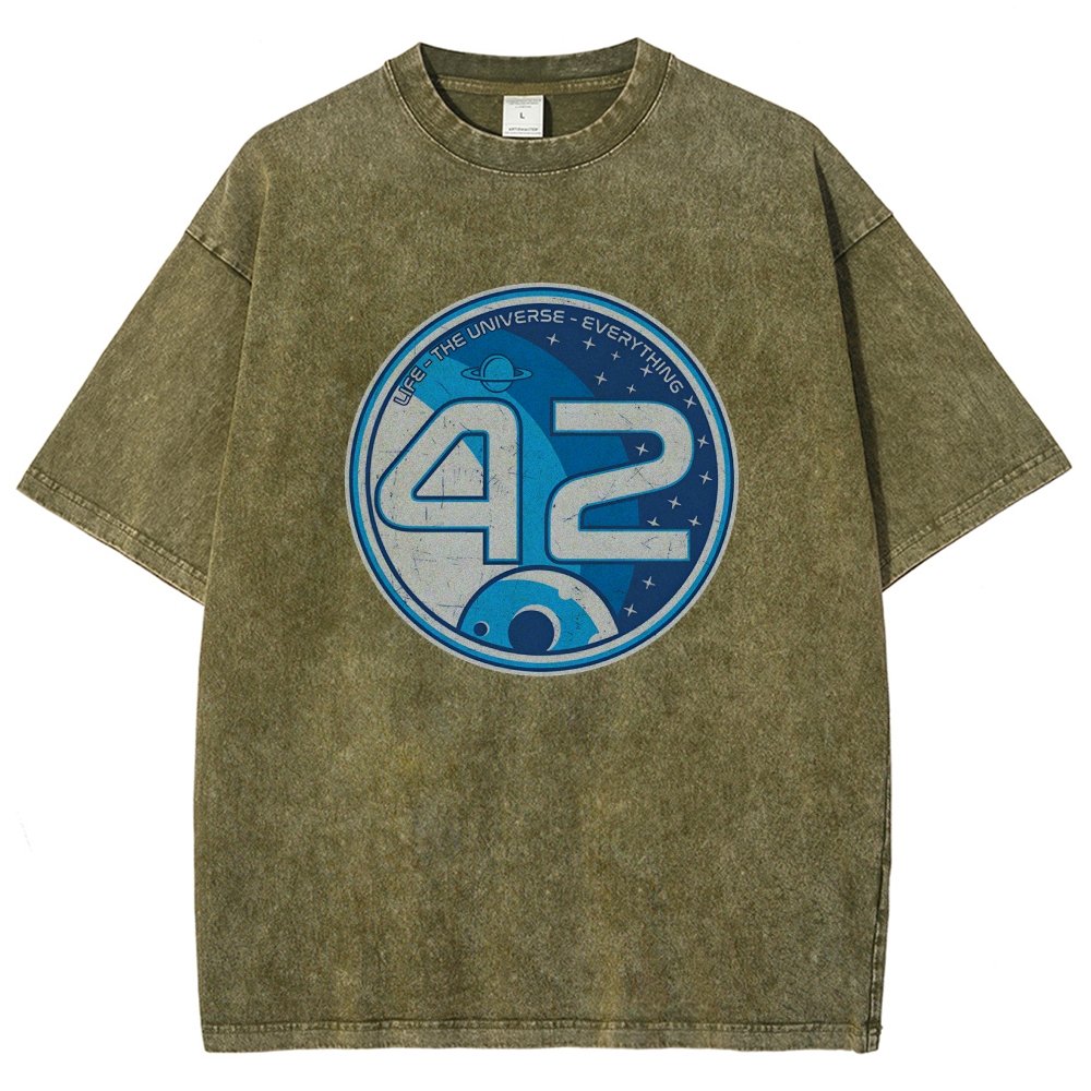 42- The Answer Vintage Distressed T-shirt