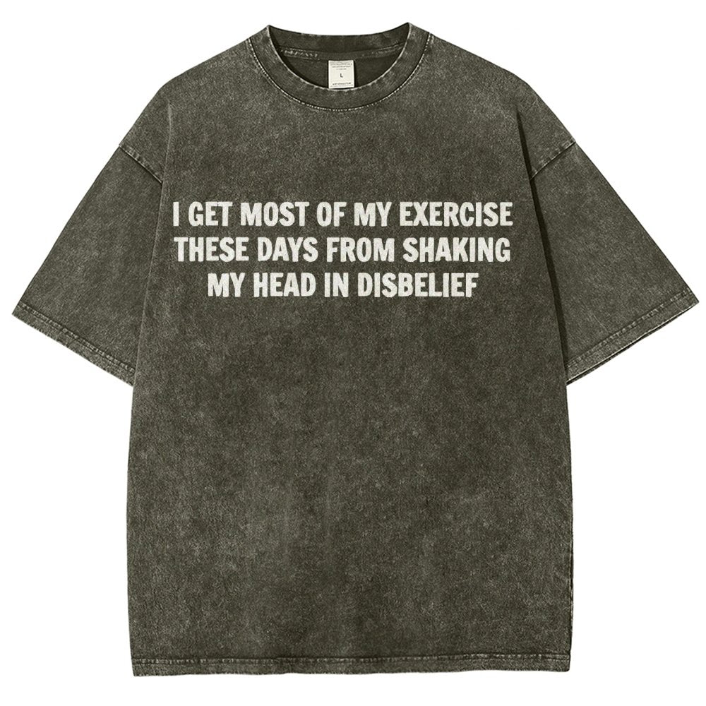 Shaking My Head Sarcastic  Vintage Distressed T-shirt
