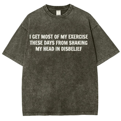 Shaking My Head Sarcastic  Vintage Distressed T-shirt